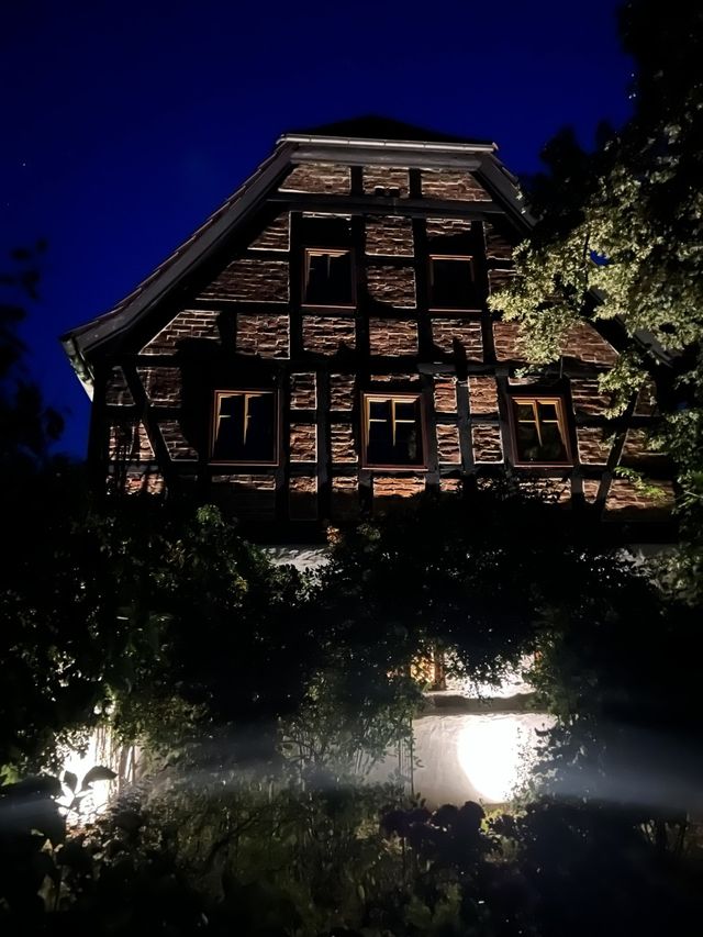 Historic Half-Timbered Farmhouse with Cinematic Garden & Authentic European Atmosphere