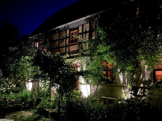 Historic Half-Timbered Farmhouse with Cinematic Garden & Authentic European Atmosphere