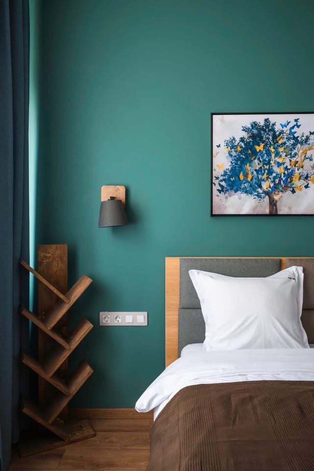 Lux Flat next to Park with working space