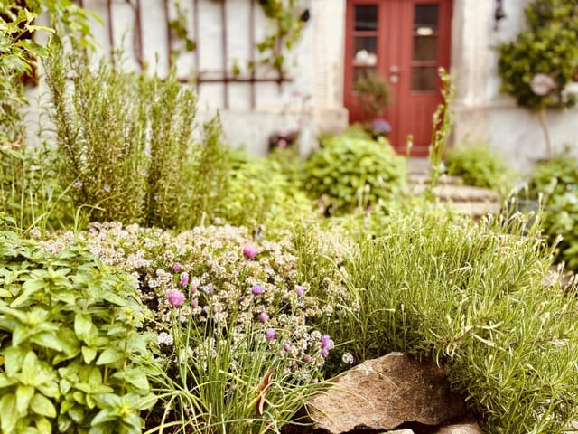 Historic Half-Timbered Farmhouse with Cinematic Garden & Authentic European Atmosphere