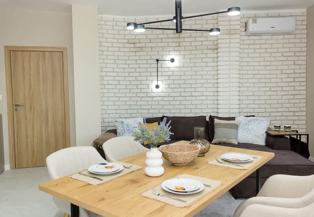 2BD Home with Parking, Working Space and Pool