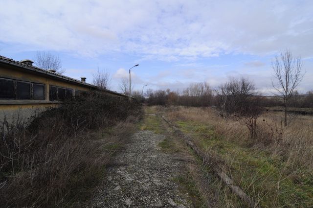 Industrial building - woodworking/carpentry shop, old cow barns - former collective farm from the socialist regime
