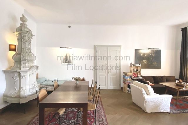 Historic Apartment with Tall Windows and High Ceilings