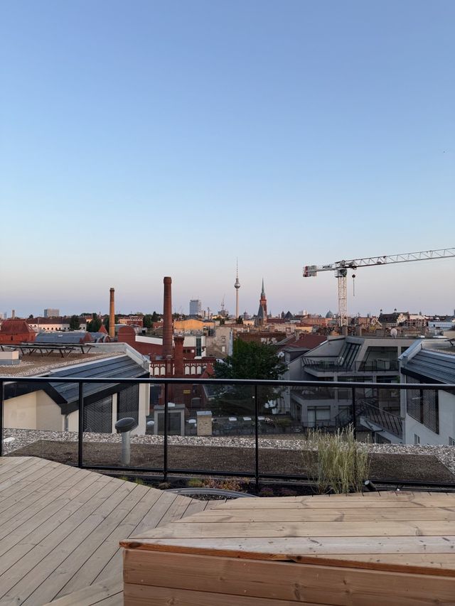 Design penthouse in Berlin Prenzlauer Berg with a large rooftop terrace