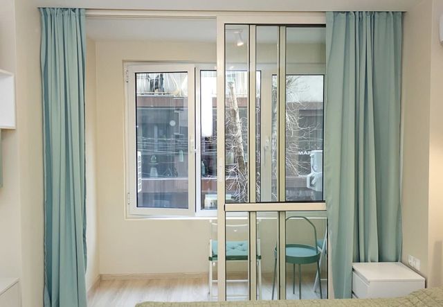 The Blue Apartment  1BD with a Cozy Balcony