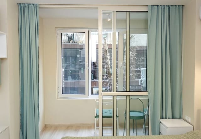 The Blue Apartment  1BD with a Cozy Balcony