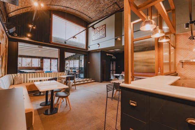 Three Railway Arch Industrial Venue with a Courtyard in Shoreditch