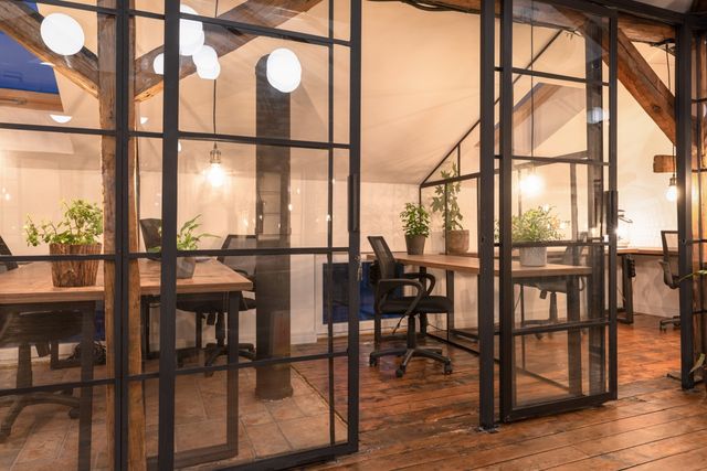 Live-feeling co-working space ready for filming in Sofia