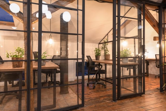 Live-feeling co-working space ready for filming in Sofia