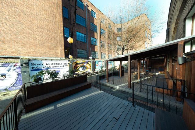 Three Railway Arch Industrial Venue with a Courtyard in Shoreditch