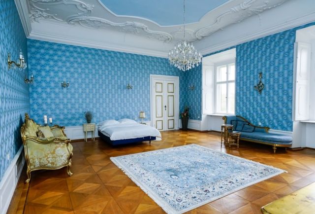 Castle of Burgscheidungen is a combination of baroque and renaissance styles