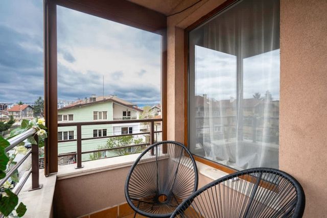 Modern 1BD Flat with AC & Balcony | Sofia Airport
