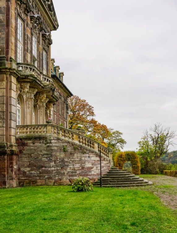 Castle of Burgscheidungen is a combination of baroque and renaissance styles