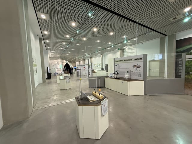 A science Museum with modern interior