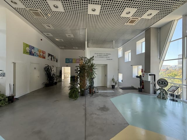 A science Museum with modern interior