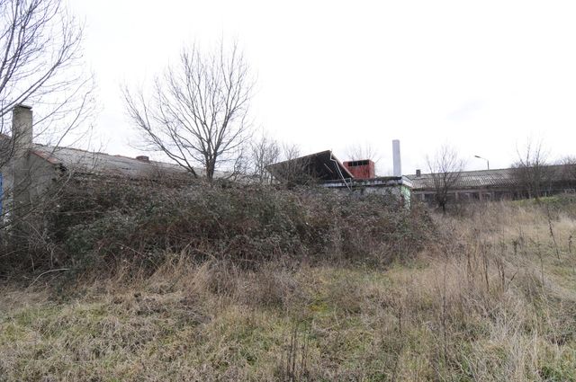 Industrial building - woodworking/carpentry shop, old cow barns - former collective farm from the socialist regime