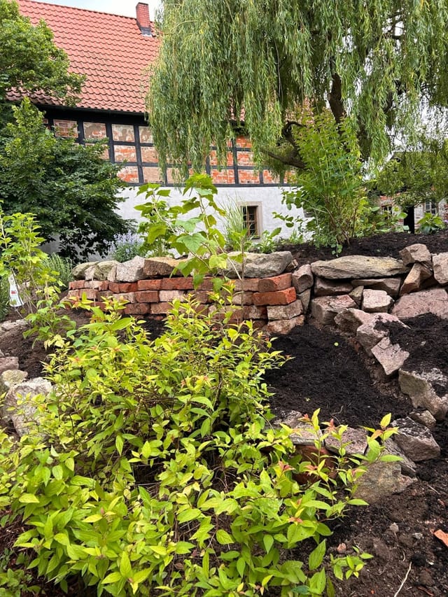 Historic Half-Timbered Farmhouse with Cinematic Garden & Authentic European Atmosphere
