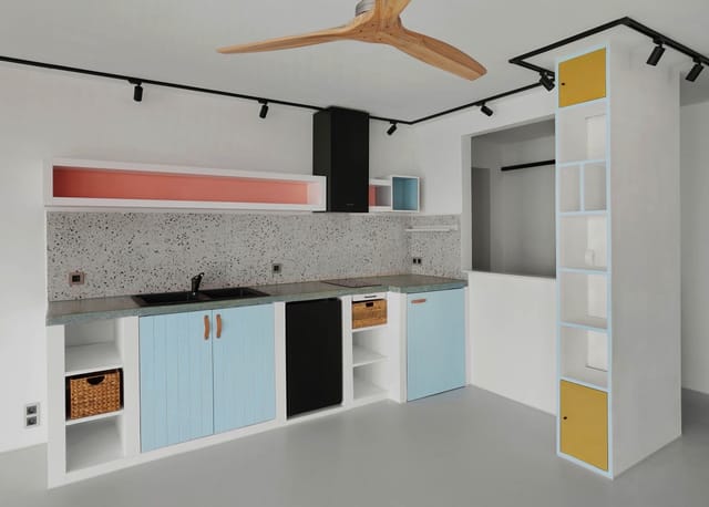 Loft-Style Studio Apartment on the Beach