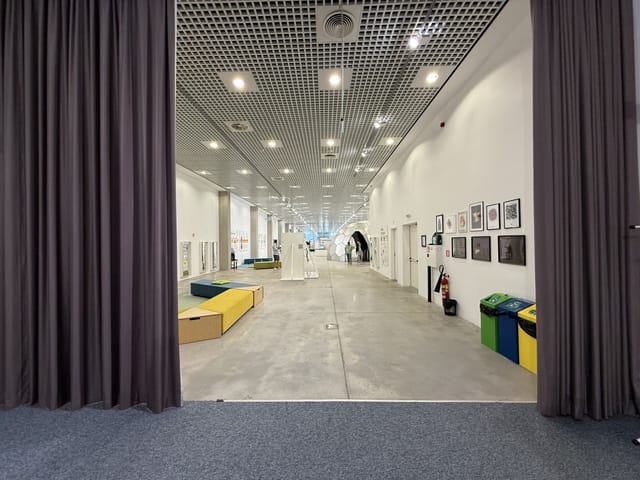 A science Museum with modern interior