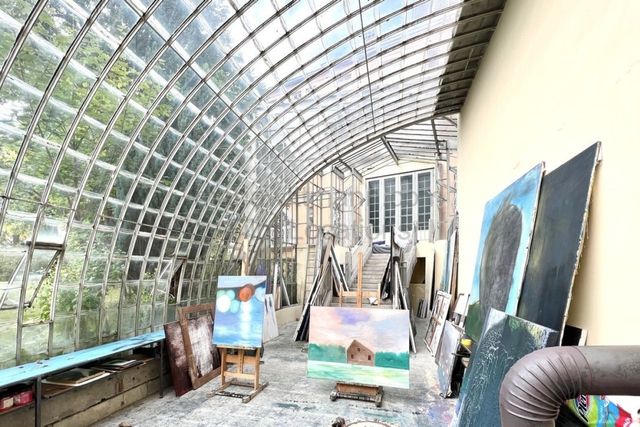Historic Glass Conservatory and Artist Studio Space