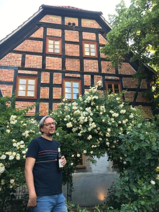 Historic Half-Timbered Farmhouse with Cinematic Garden & Authentic European Atmosphere