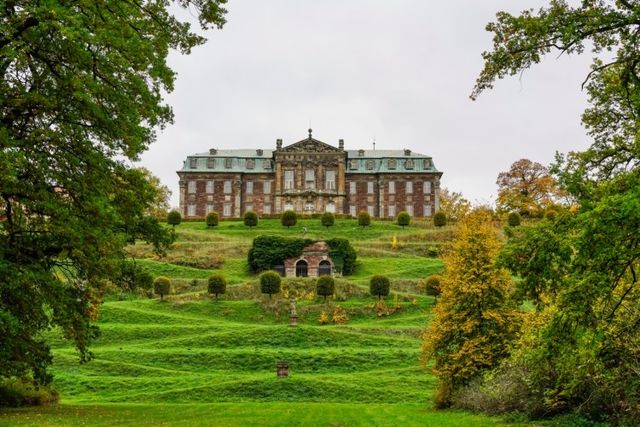 Castle of Burgscheidungen is a combination of baroque and renaissance styles