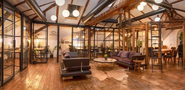 Live-feeling co-working space ready for filming in Sofia