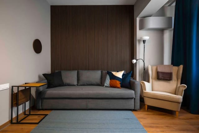 Lux Flat next to Park with working space