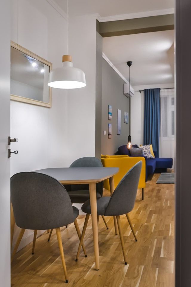 Pieces of Nature in a Stylish One-bedroom Flat