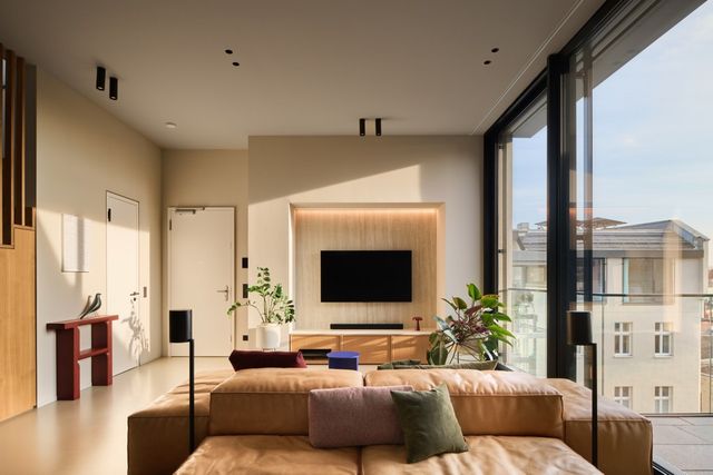 Design penthouse in Berlin Prenzlauer Berg with a large rooftop terrace