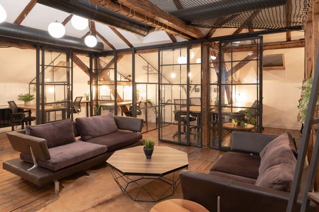 Live-feeling co-working space ready for filming in Sofia