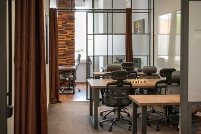 Modern offices in a co-working space in Sofia
