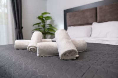 Central Plovdiv: Modern 1BR with Netflix & Balcony