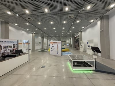 A science Museum with modern interior