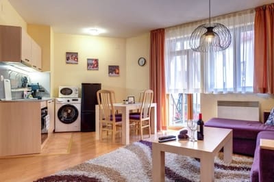 1BD Ski View Retreat in Pamporovo with Fireplace