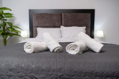 Central Plovdiv: Modern 1BR with Netflix & Balcony