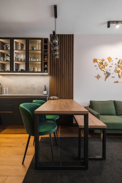 Lux Flat next to Park with working space