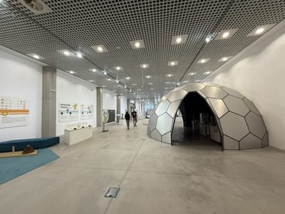 A science Museum with modern interior