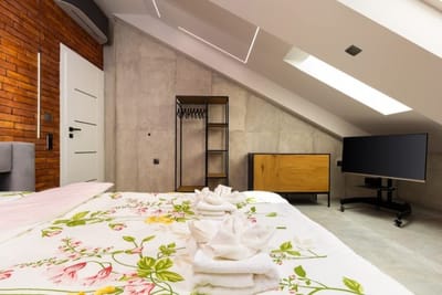 Industrial-style 2BD Loft with Parking Spot