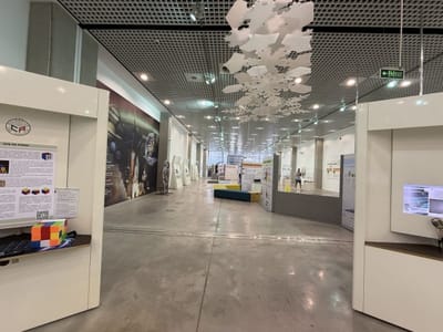 A science Museum with modern interior