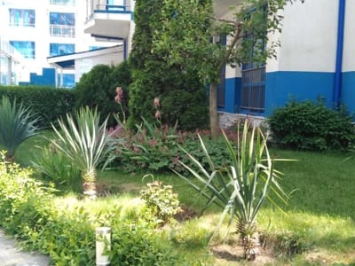 The Blue Studio  In a complex next to the beach