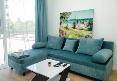 Chic 1BR Flat & Garage | Garden Residence, Varna