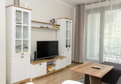 Primorki Park 1BD Flat with Desk & Balcony