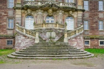 Castle of Burgscheidungen is a combination of baroque and renaissance styles