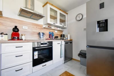 Split-Level City Stay with Balcony