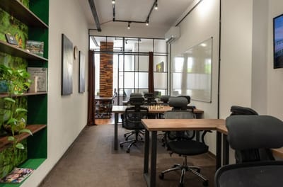 Modern offices in a co-working space in Sofia