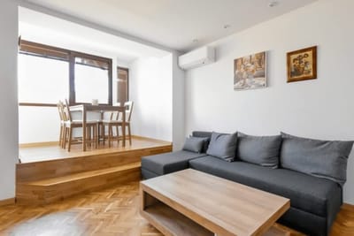 Split-Level City Stay with Balcony