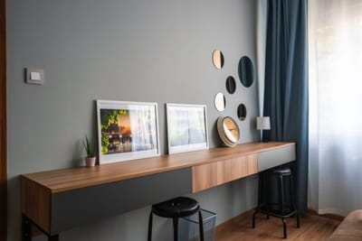 Lux Flat next to Park with working space