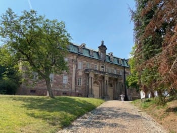 Castle of Burgscheidungen is a combination of baroque and renaissance styles