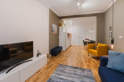 Pieces of Nature in a Stylish One-bedroom Flat